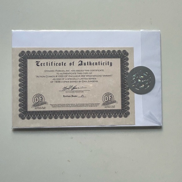 DC COMICS ACTION COMICS #1000 VARIANT (DAN JURGENS WRAPAROUND B&W) - Picture 5 of 5